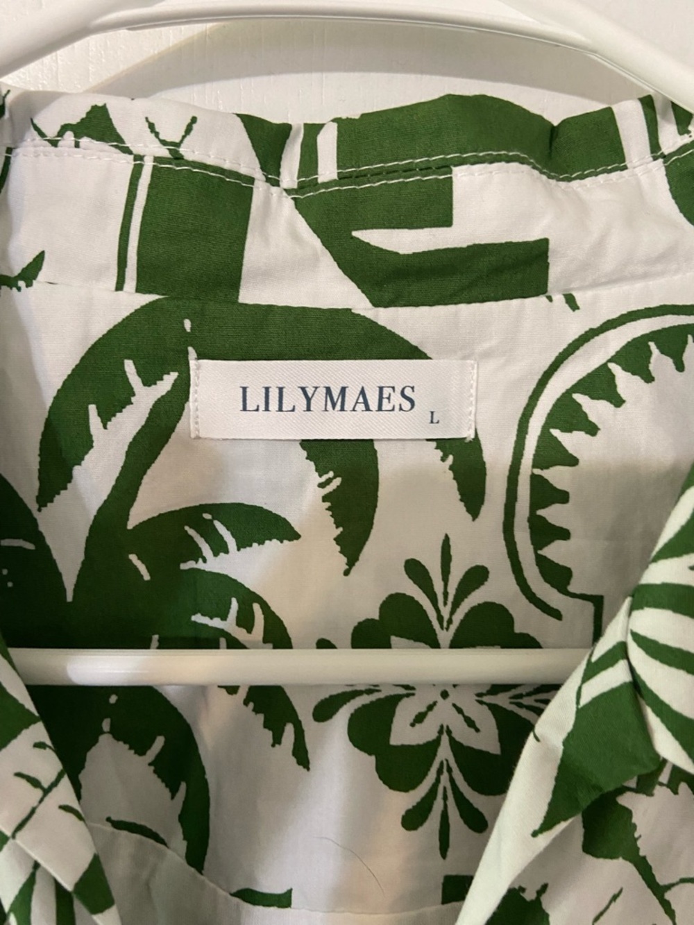 Lily & Me Green and White Sleeveless Midi Dress - Picture 2 of 8
